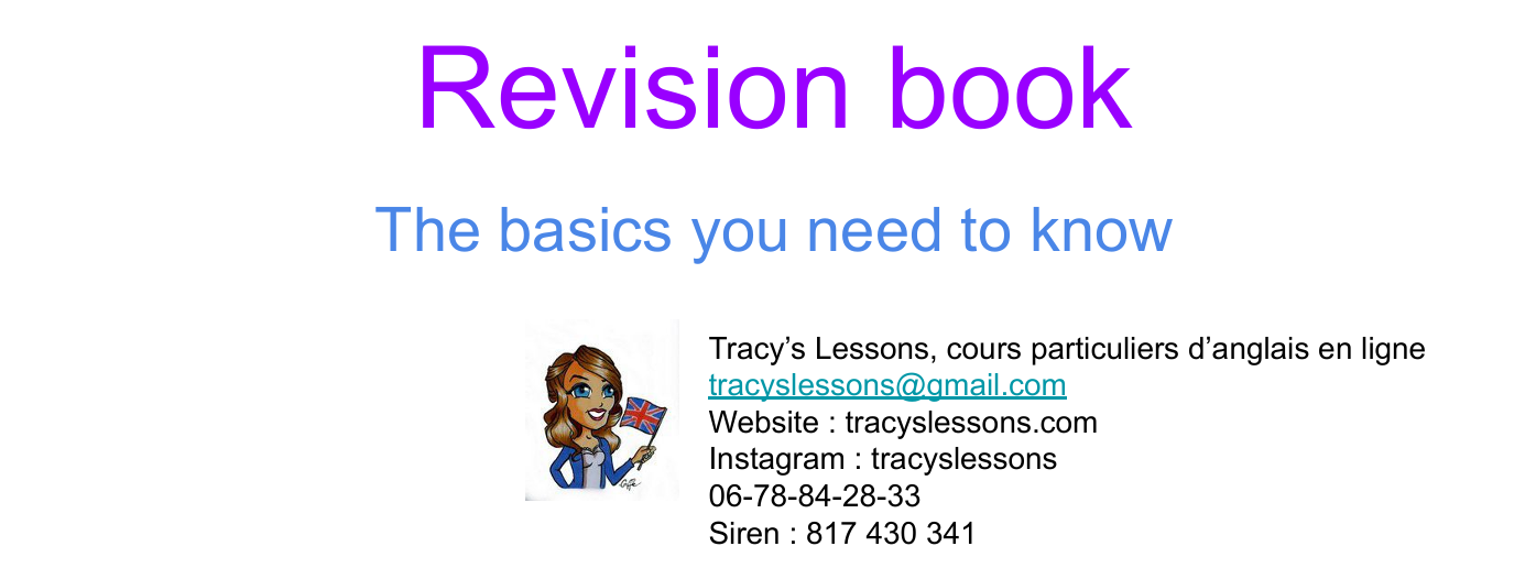 Les bases d’anglais : fiche de révision gratuite
