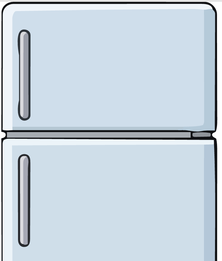 Jeu frigo pour apprendre l'anglais aux enfants : there is / there are + FOOD