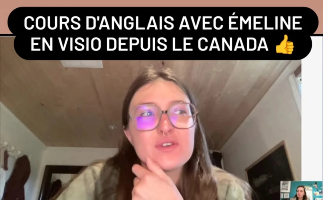 Cours d'anglais en visio depuis l'étranger